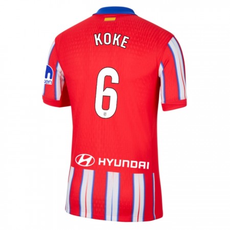 Maillot Foot Atlético Madrid Koke 6 Domicile 2024-25